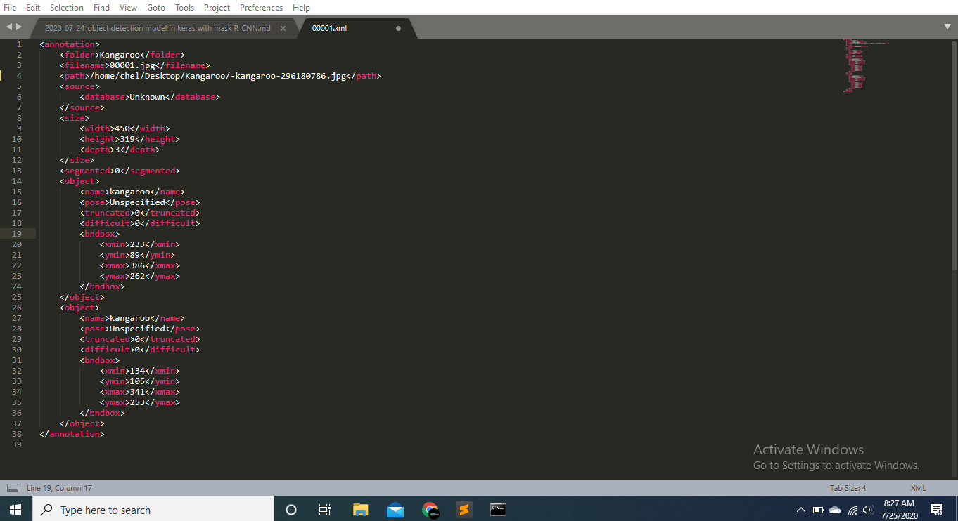 Annotation_File_Showing_Bounding_Box_position_In_Kangaroo_Dataset